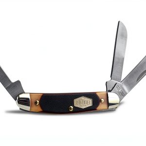 Old Timer Folding Hunting Knife Brown Classic-0