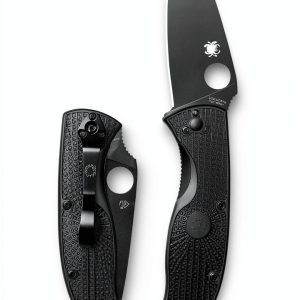 Spyderco Tenacious Lightweight Folding Knife Black-0