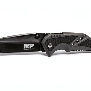 Smith & Wesson Folding Knife Tanto Blade Black-0