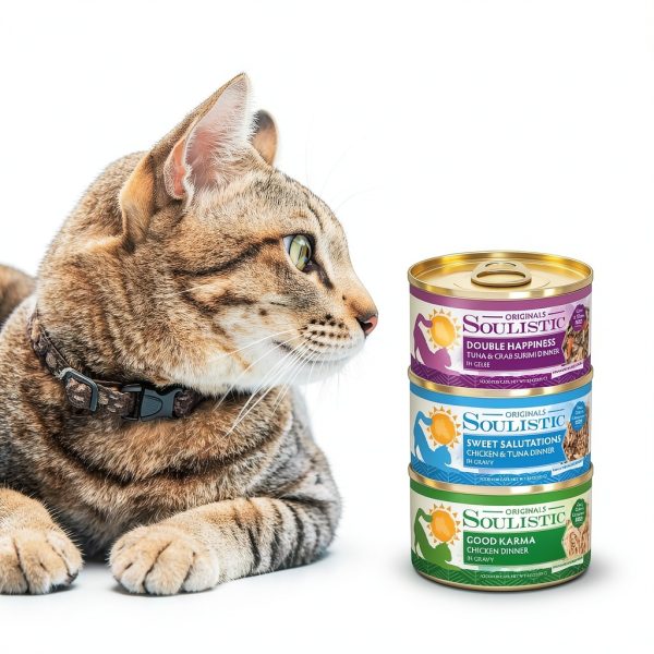 Soulistic Originals Salmon Tuna Dinner in Gravy 5.5oz Can Pack of 8-6