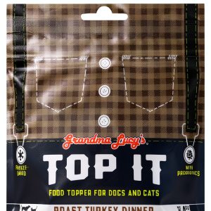 Top It Roast Turkey Dinner Food Topper 4oz Grandma Lucy's Grain-Free-0