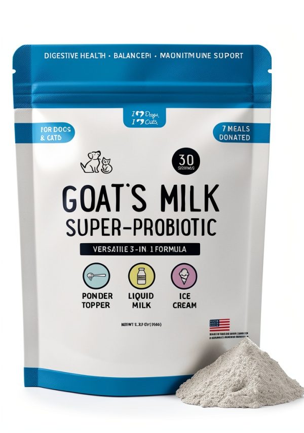 Goats Milk for Dogs Cats Food Topper 3in1 iHeartDogs-0
