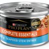 Purina Pro Plan Complete Essentials Seafood Stew Entree in Sauce or Gravy Wet Cat Food, 3 oz., Case of 24-0
