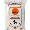 Aurora Pet Pureed Topper Lickable Cat Food 4 Flavors (1.55 oz) Wipes-3