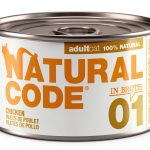 Natural Code Wet Cat Food High Protein Chicken Broth 3 oz Pack of 24-0