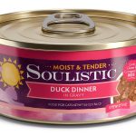 Soulistic Duck Dinner in Gravy 5.5oz Can Pack of 8 by Weruva Topping-0