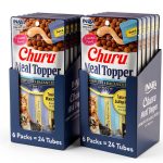 INABA Churu Meal Topper for Cats 0.5 Ounce Tube 2 Flavor Variety Pack-0